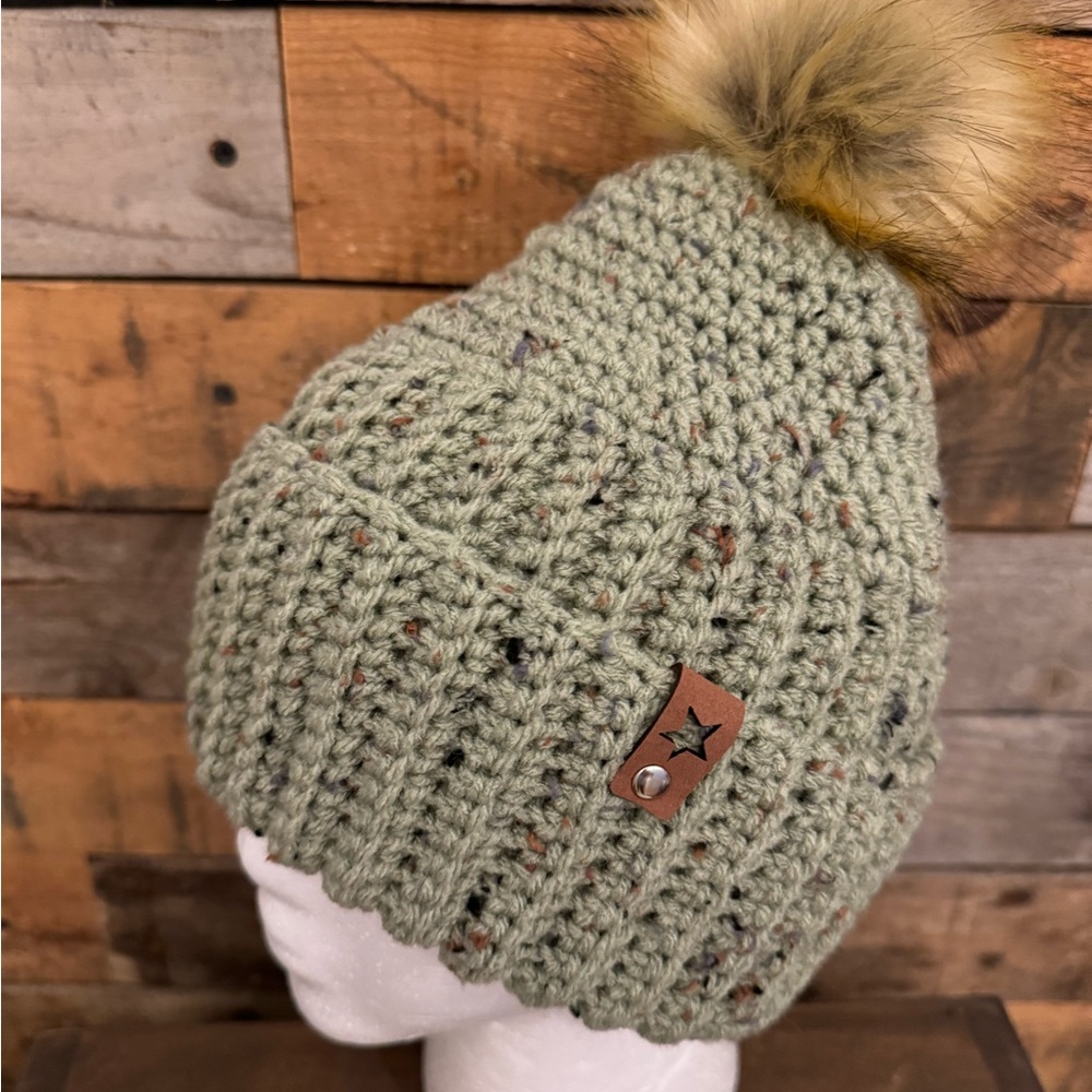 Hand Crafted Adult Crocheted Winter Beanie